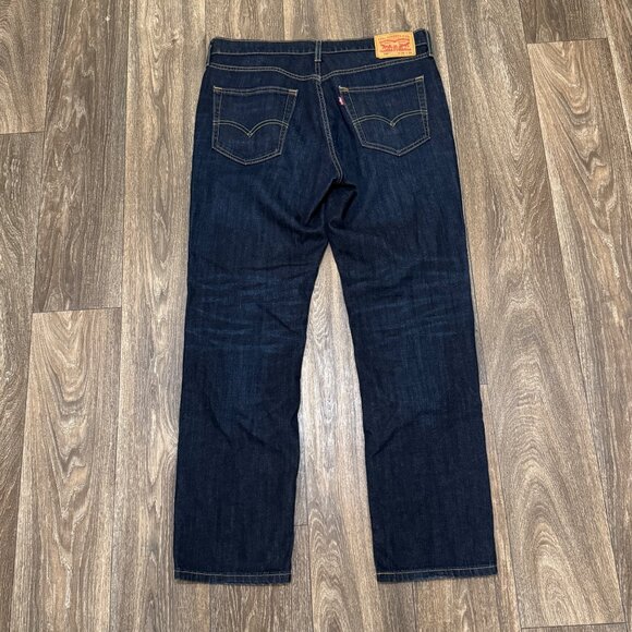 Levi's 541 Jeans Men's 34x32 Dark Wash Athletic Fit Stretch Denim Red Tab - Picture 3 of 9